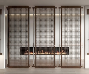 Modern Metal Screen Partition-ID:679866082