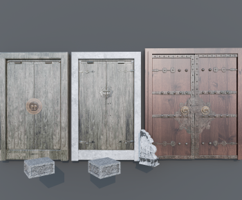 Chinese Style Double Door-ID:636957886