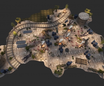 Modern Architectural Bird's-eye View Planning-ID:297089108