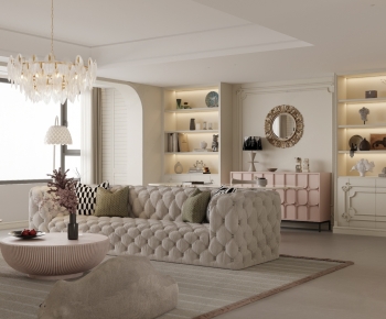 French Style A Living Room-ID:359570031