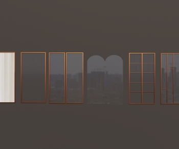 Modern Glass Screen Partition-ID:934302091