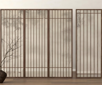 New Chinese Style Wooden Screen Partition-ID:136928082