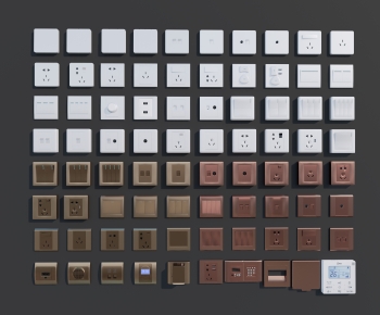 Modern Switch Socket Panel-ID:170439006