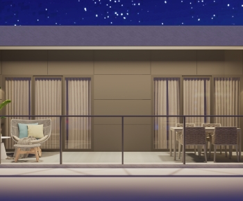 Modern Leisure Balcony-ID:310849918