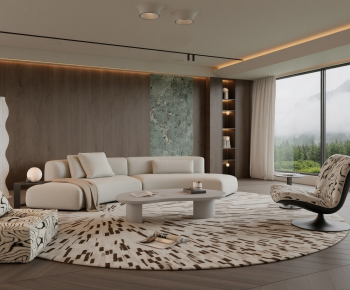 Modern A Living Room-ID:735331061