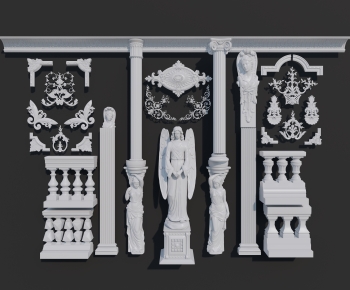 European Style Roman Pillar-ID:826839922