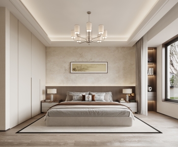 New Chinese Style Bedroom-ID:673880102