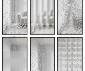 Modern Glass Screen Partition-ID:129630644