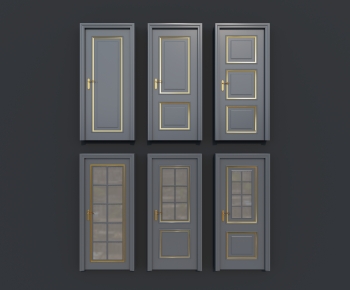 Simple European Style Single Door-ID:141279947