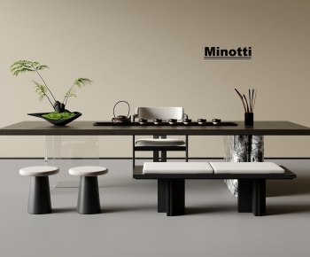 New Chinese Style Tea Tables And Chairs-ID:909440997