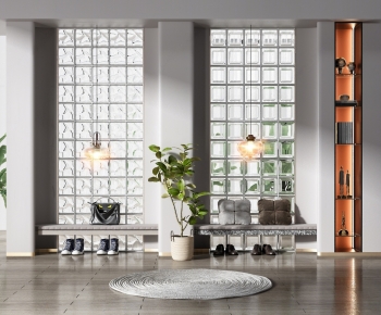 Modern Glass Screen Partition-ID:362803944