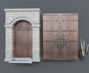 Chinese Style Double Door-ID:168171887