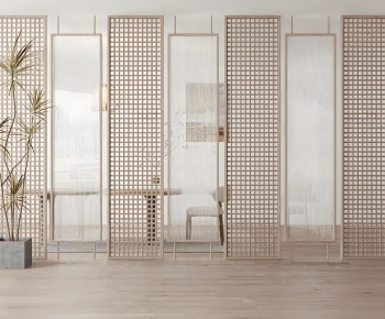 Modern Wooden Screen Partition-ID:345984941