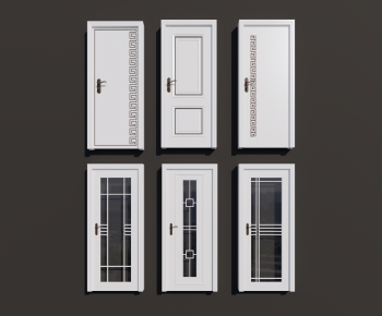 New Chinese Style Single Door-ID:451839086