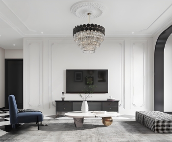 French Style A Living Room-ID:928881883