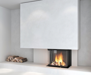Modern Fireplace-ID:597469815