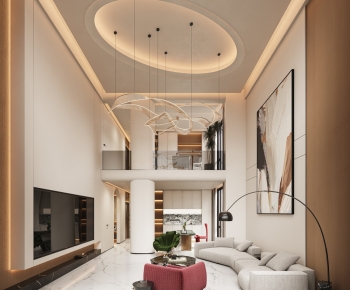 Modern A Living Room-ID:453311926