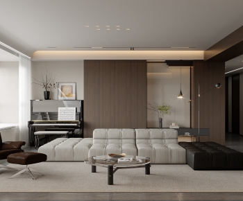 Modern A Living Room-ID:893530869