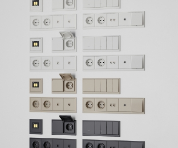 Modern Switch Socket Panel-ID:250942957