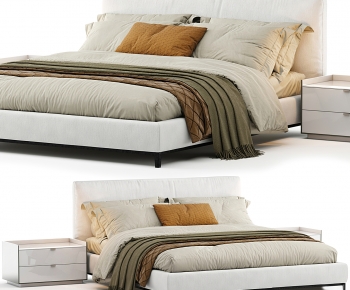 Modern Double Bed-ID:192585957