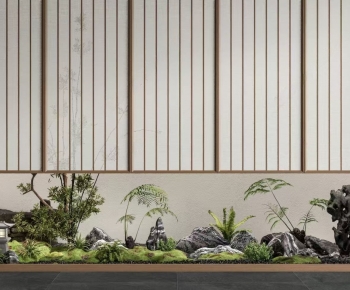 New Chinese Style Plant Landscaping-ID:247802027