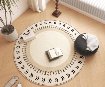 Modern Circular Carpet-ID:402394067