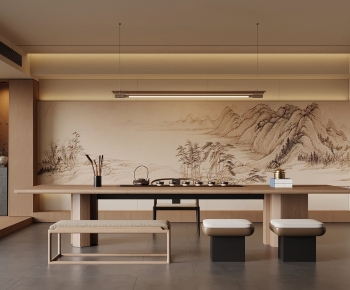 New Chinese Style Tea House-ID:523922922
