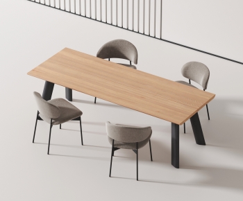 Modern Dining Table And Chairs-ID:729119856