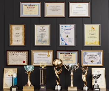 Modern Flag/badge/trophy/certificate-ID:683163882