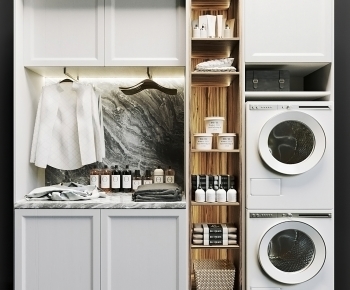 Modern Laundry Cabinet-ID:567800051