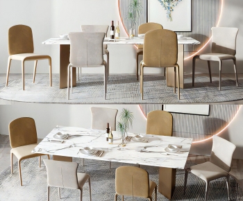 Modern Dining Table And Chairs-ID:770049143