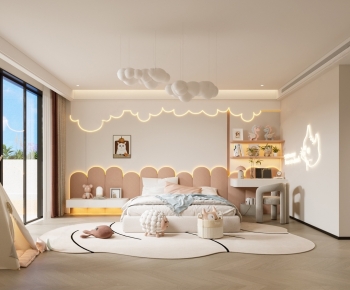 Modern Girl's Room Daughter's Room-ID:110608105