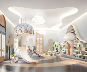 Modern Children's Reading Room-ID:524990088