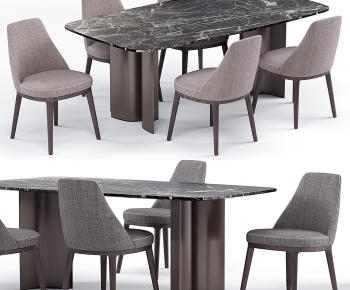 Modern Dining Table And Chairs-ID:714199072