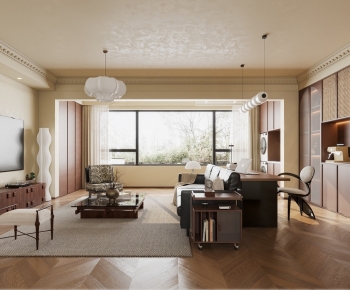 French Style A Living Room-ID:537086964