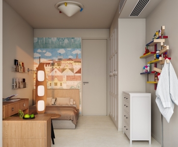 Modern Boy's Room And Son's Room-ID:458915008
