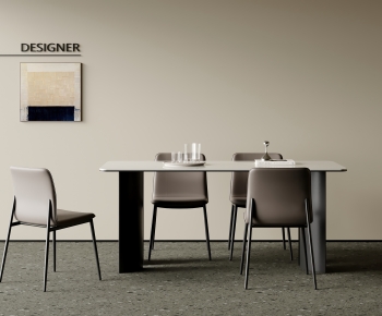 Modern Dining Table And Chairs-ID:520378111
