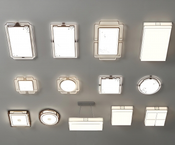 New Chinese Style Ceiling Ceiling Lamp-ID:770787002