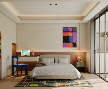 Modern Boy's Room And Son's Room-ID:725719912