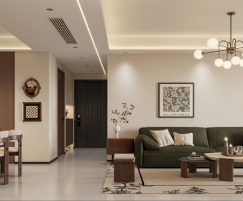 Modern A Living Room-ID:966978074