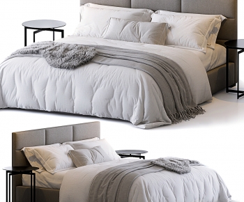Modern Double Bed-ID:980659963