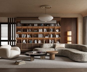 Modern A Living Room-ID:874349124