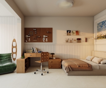 Modern Boy's Room And Son's Room-ID:338366998