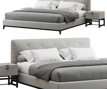 Modern Double Bed-ID:301208023