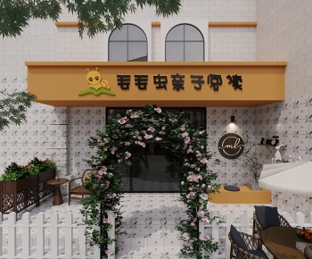 Modern Facade Element-ID:431916956