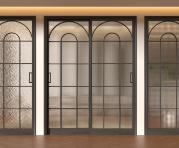 French Style Sliding Door-ID:670902014