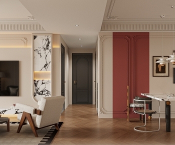 French Style A Living Room-ID:441695936