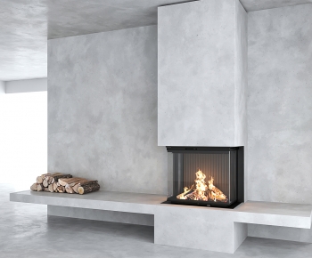 Modern Fireplace-ID:742925888