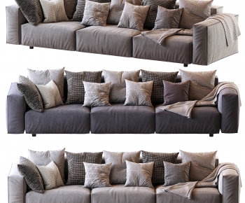 Modern Three-seat Sofa-ID:985955956