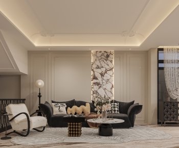 French Style A Living Room-ID:899751901